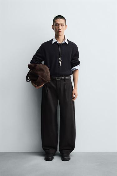 Zara Джинсы BALLOON FIT с защипами