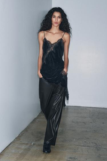 Zara Брюки BALLOON из искусственной кожи ZW COLLECTION