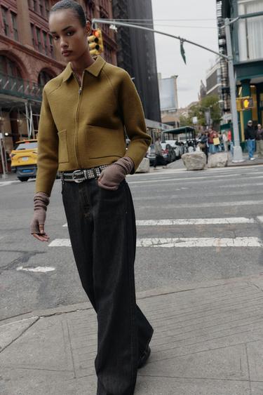 Zara Кардиган с молнией