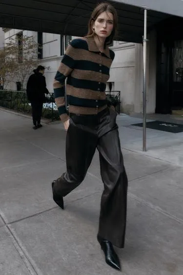 Кардиган в полоску