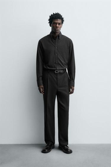 Zara Рубашка RELAXED FIT в клетку купить с доставкой.