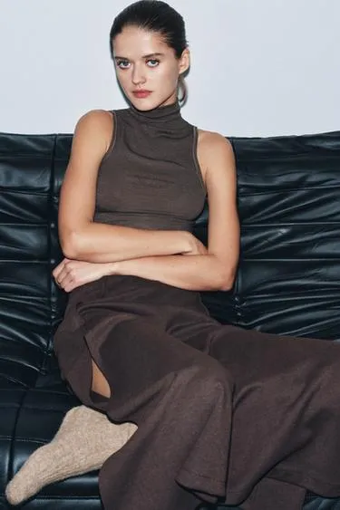 Юбка миди асимметричного кроя- Заказать в России