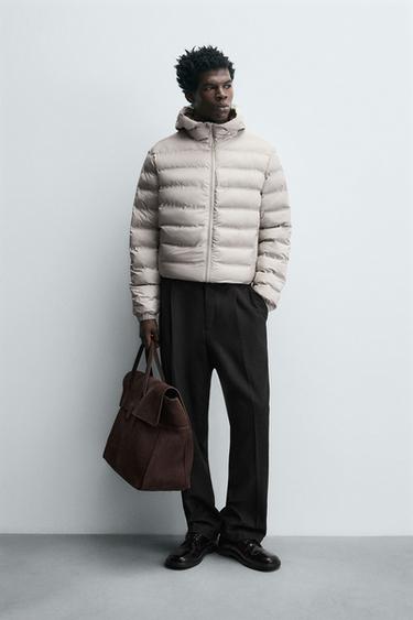 Zara Легкая стеганая куртка с водоотталкивающим эффектом