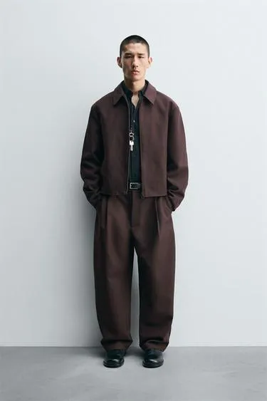 Брюки BALLOON FIT с защипами