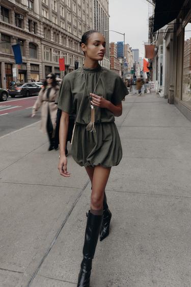 Zara Платье мини BALLOON