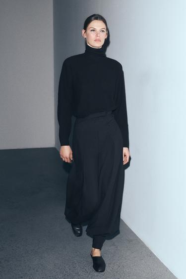 Zara Свитер с объемными рукавами-летучей мыши