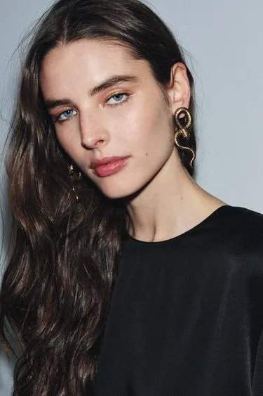 Серьги-змеи