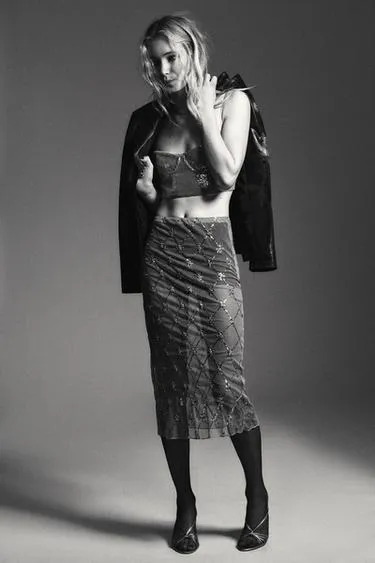 Топ-бралетт с пайетками