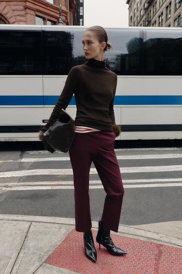 Zara Брюки прямого кроя