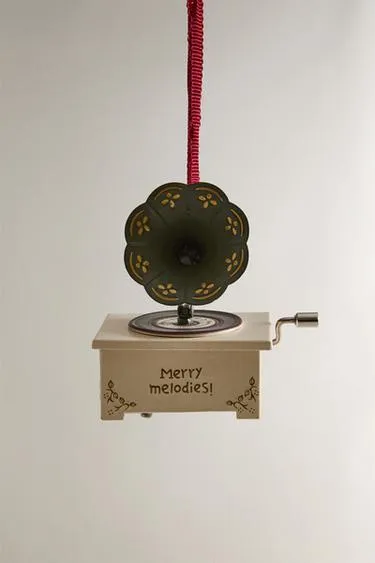 Рождественская игрушка ёлочка граммофон- Заказать в России