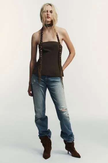 Топ без бретелей- Заказать в России