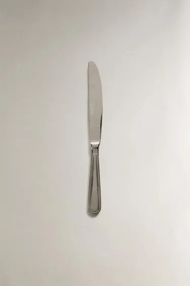 Блестящий стальной нож- Заказать в России