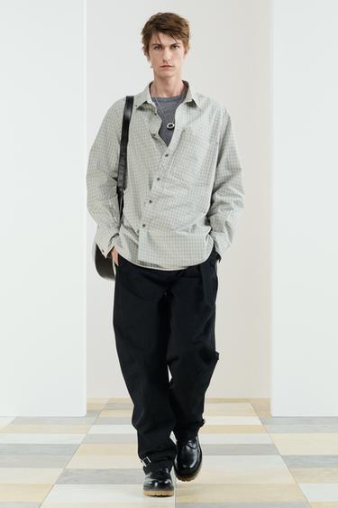 Zara Рубашка CHCKD SHRT