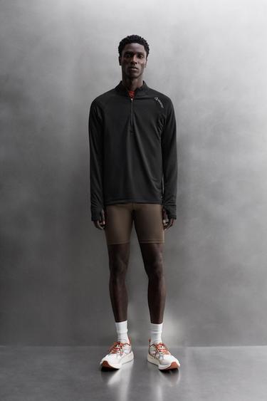 Zara Толстовка POLARTEC © с воротником на молнии