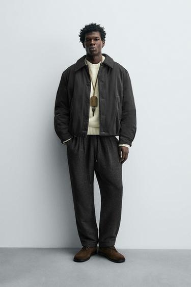 Zara Укороченный пуховик с курткой