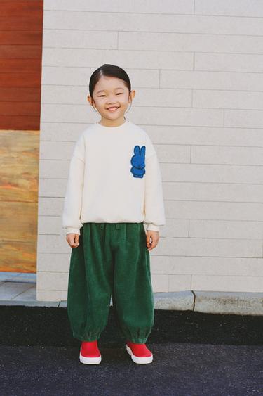 Zara Вельветовые брюки-бомбашки