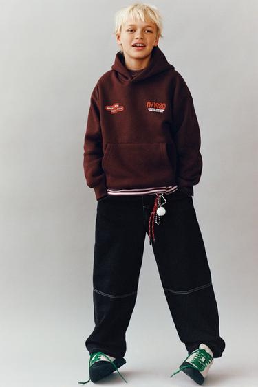 Zara Худи с надписью купить с доставкой.