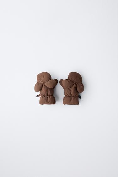 Zara Нейлоновые варежки «ушки»