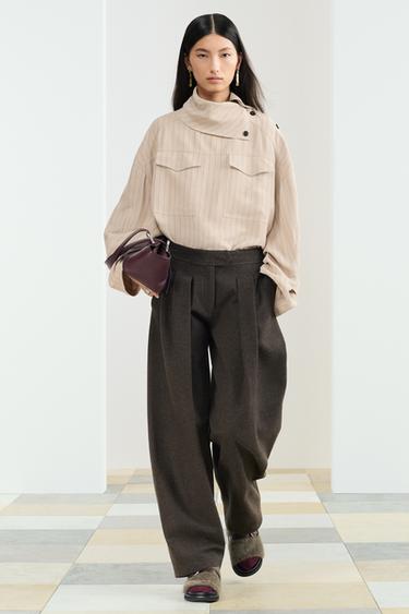 Zara Сандалии с искусственным мехом