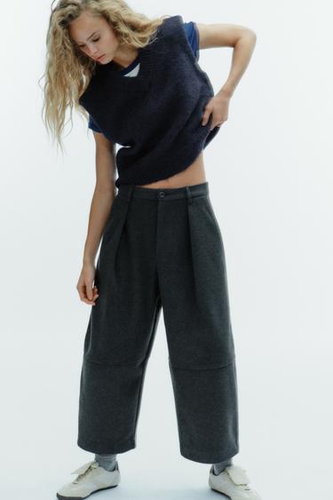 Zara Брюки BALLOON со складками