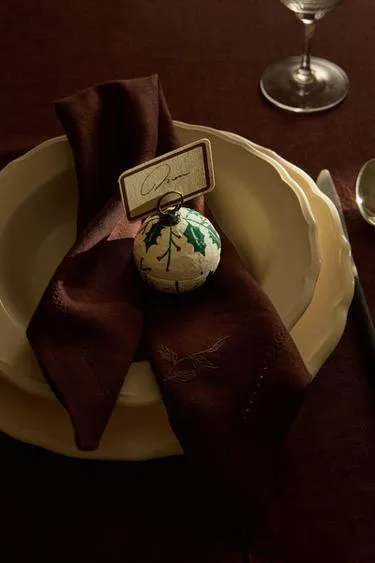 Зажимы для места с рождественским шаром (набор из 3 штук)