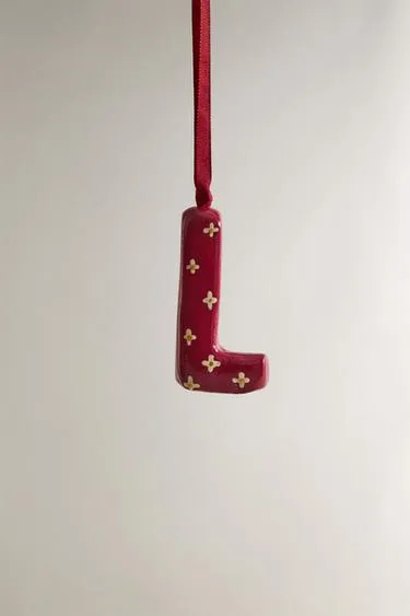 Рождественское украшение на елку - буква L- Заказать в России