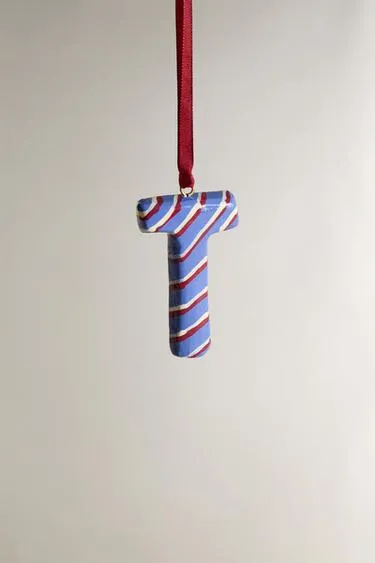 Рождественский украшение елочное в виде буквы т