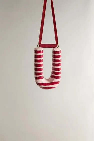 Рождественское украшение елочное в виде буквы U