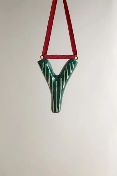 Рождественская игрушка ёлочная игрушка в виде буквы Y