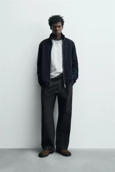 Укороченный пиджак с рубчиками