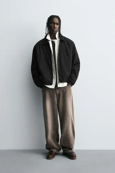 Куртка свободного кроя на молнии- Заказать в России