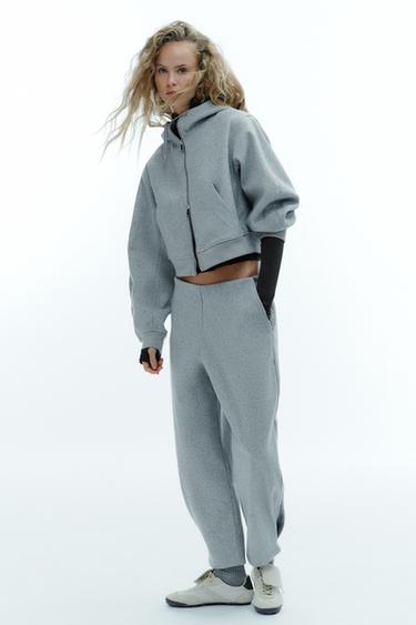 Zara Мягкие брюки BALLOON с защипами