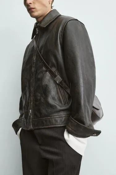 Кожаная сумка через плечо- Заказать в России