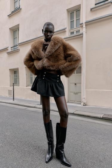 Zara Юбка-шорты с пуговицами купить с доставкой.