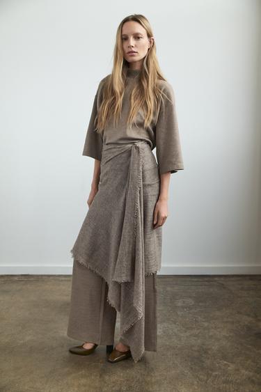 Zara Туфли на блочном каблуке