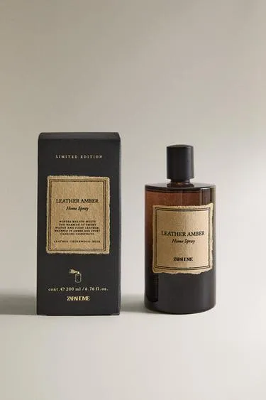 (200 мл) спрей-диффузор кожа и янтарь