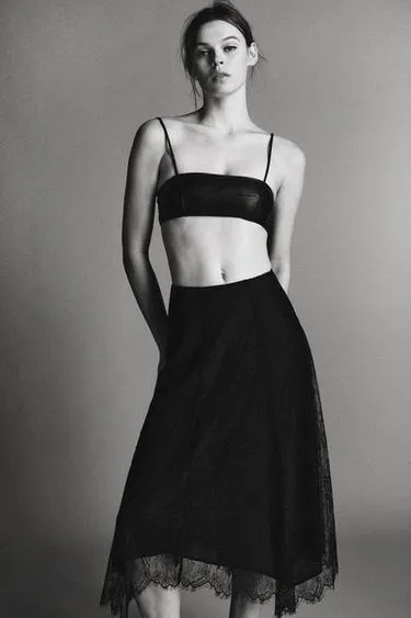 Юбка миди из кружева — ZW COLLECTION- Заказать в России