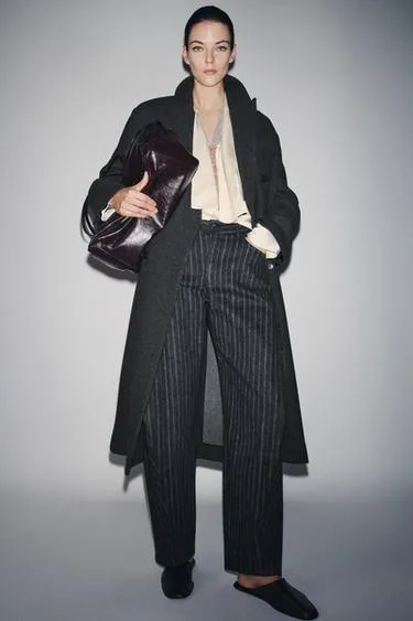 Брюки-бананы в полоску — ZW COLLECTION- Заказать в России