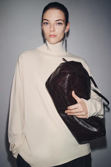 Zara Джемпер с крупной вязкой