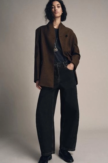 Джинсы коллекция Zara «Zw» Ankle баллон со средней посадкой