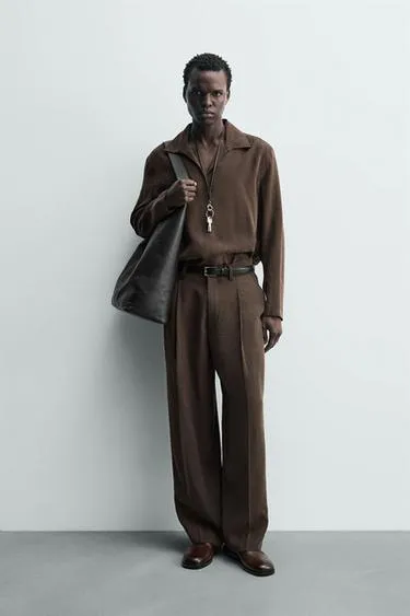 Потрёпанные брюки с запахом- Заказать в России