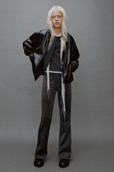 Zara Леггинсы FLARE с блестками