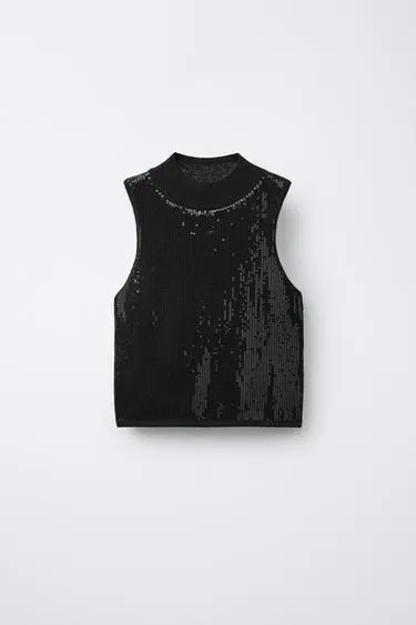 Топ с пайетками- Заказать в России