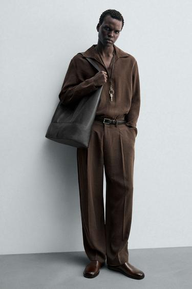 Zara Кожаные сабо