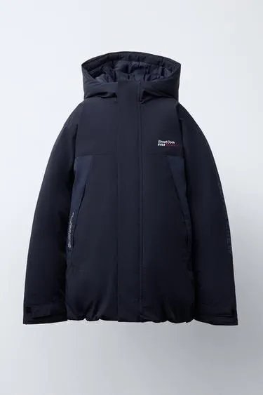 Стеганая куртка в стиле колор-блок- Заказать в России