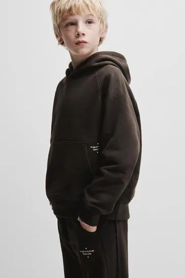 Комбинированная худи с капюшоном