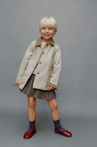 Zara Юбка-шорты плиссе в клетку