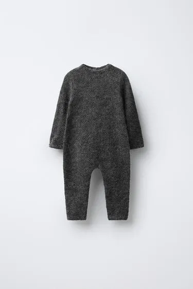 Длинный комбинезон с шерстью- Заказать в России