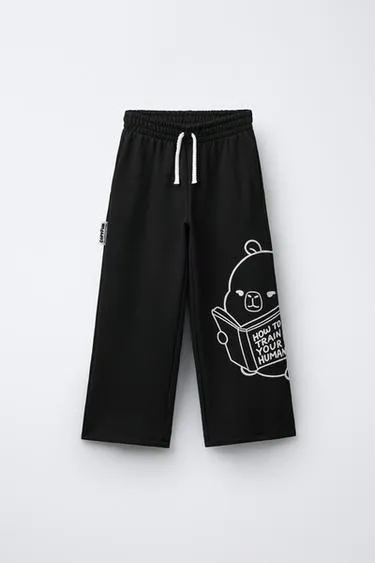 Брюки WIDE LEG из мягкой ткани CAPIBARA CAPYFUN ©- Заказать в России