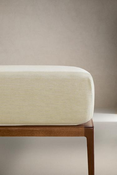 Zara Детский простынь с полосками из муслина